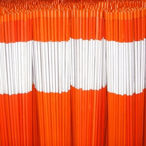 6mm / 8mm Orange Fiberglass Reflective Driveway Marker - Product Image 3