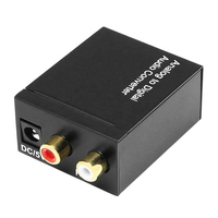 TUTI Bt 5.0 TV Fiber Coaxiale Conversie Analoge Audio-ontvanger Video Adapter R/L Digitale 3.5mm AUX 5V Aluminiumlegering Play Laptop