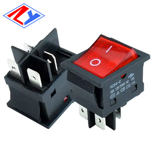 Trung Quốc KCD4-C dpst 30A 250V 125VAC Rocker chuyển 4 pin với Led cao hiện tại Rocker Thiết bị chuyển mạch - Product Image 3