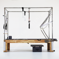 Mesa de Trapecio Tmax Pilates Cadillac, Equipo de Pilates para Estudio, Cama de Pilates Comercial, Cama Reformer, Torre de Pilates CE