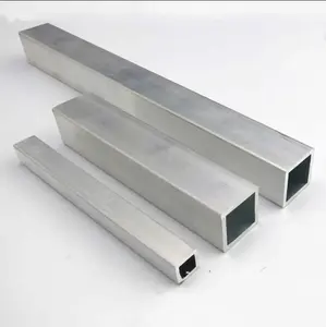Высокое качество 6061 6063 ASTM Прямоугольная алюминиевая трубка квадратная трубка 100x100 алюминиевая полая квадратная трубка