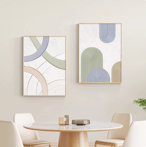Stile nordico semplice lusso astratto geometrico da parete arte decorazione per la casa <span class=keywords><strong>su</strong></span> <span class=keywords><strong>tela</strong></span> <span class=keywords><strong>con</strong></span> <span class=keywords><strong>cornice</strong></span> digitale stampata facile da montare - Product Image 3