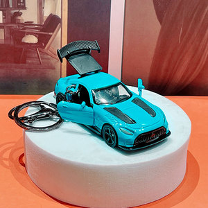 <span class=keywords><strong>Portachiavi</strong></span> in Metallo con Modello di <span class=keywords><strong>Auto</strong></span> Sportiva Realistica in Stile Cartone Animato - Product Image 6