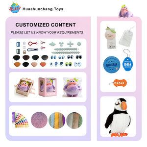 Özel yumuşak kuş Puffin peluş doldurulmuş hayvan oyuncak - Product Image 2