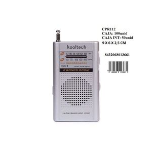 Kooltech FM AM Radio Portable Stereo <b>Mini</b> Receiver With Earbuds Compact Design For Travel And Outdoor Use - Product Image 5