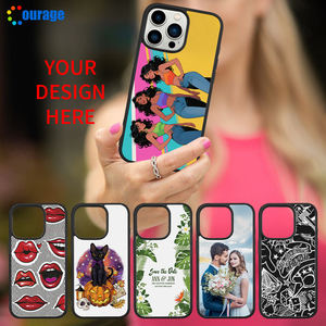 เคสโทรศัพท์เปล่าสำหรับพิมพ์ลายแบบซับลิเมชั่น สีดำ พิมพ์ลายเองได้ ลดราคาพิเศษ วัสดุ PC+TPU พร้อมแผ่นอะลูมิเนียม - Product Image 3