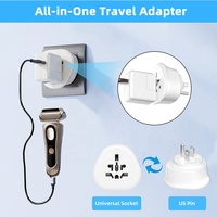Adaptateur de voyage universel Worldplug à 3 broches, compatible avec les prises murales du monde entier, prise américaine, convertisseur d'alimentation international, 10A nominal