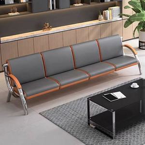 Muebles de Diseño para Sala de Espera, Asientos Dobles, Silla de Espera de Cuero para Hospital, Aeropuerto, Barbería - Product Image 2