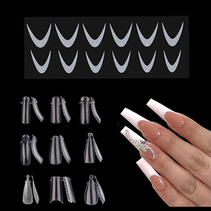 French Nail Sticker Guides Silicone Pad Quick Building Dual Form Soft Mold Extension Tips - Product Image 6