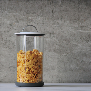 Contenitore per Alimenti <span class=keywords><strong>Sottovuoto</strong></span> in <span class=keywords><strong>Vetro</strong></span> Senza BPA con Coperchio Ribaltabile, Design Impilabile, Lavabile in Lavastoviglie e Grande Capacità per Uso in Cucina - Product Image 5