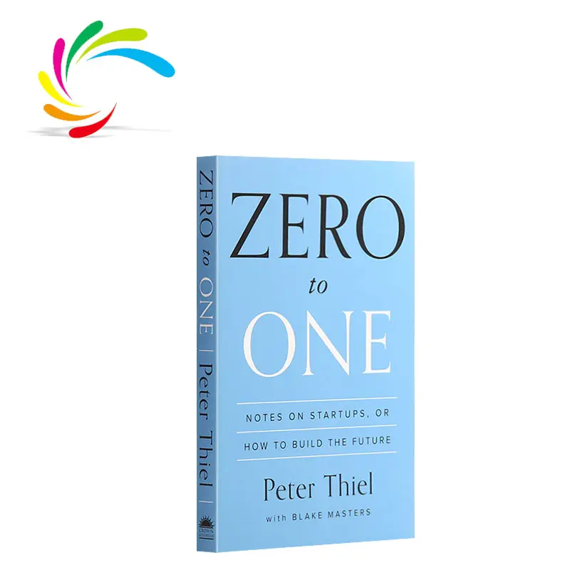 New arrival factory wholesale softcover book printing New York Times Bestseller ZERO TO ONE book in stock