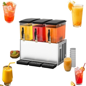 Dispensador <span class=keywords><strong>de</strong></span> Jugos Refrigerado <span class=keywords><strong>de</strong></span> Doble Tanque con <span class=keywords><strong>Grifo</strong></span> Resistente <span class=keywords><strong>para</strong></span> Tiendas <span class=keywords><strong>de</strong></span> Jugos <span class=keywords><strong>de</strong></span> Frutas - Product Image 1
