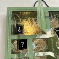 Amour surprise personnalisé calendrier de l'avent cadeau d'anniversaire Date boîte matériaux recyclés revêtement UV mat stratification gaufrage Type de dossier