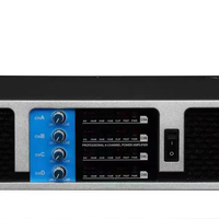 Amplificateur de puissance numérique 4 canaux CA6400 7000W de pointe pour scène et karaoké, 4x850 Watt RMS 20-20KHz pour caisson de basses et haut-parleur 2 voies 3200W