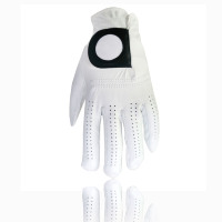 Couleurs personnalisées logo personnalisé doux respirant indonésie cabretta cuir gant de golf hommes/femmes main gauche accessoires de golf gant