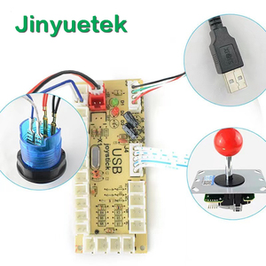 Encoder USB Arcade a Latenza Zero di Alta Qualità <span class=keywords><strong>JY</strong></span> Factory Direct, Controller di Gioco Fai-da-te 5V con Joystick per PC e Raspberry Pi - Product Image 4