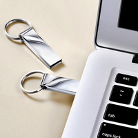 1TB 512GB 256GB 128GB Llavero de metal Unidad flash USB 2,0 3,0 Memoria USB Pendrive 64GB 32GB 16GB 8GB Capacidades Caja de regalo almacenada