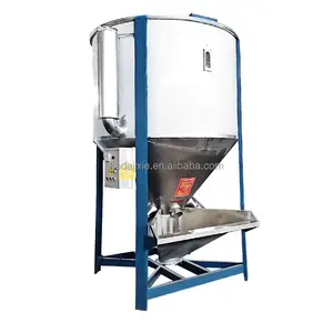 Stainless Steel Plastic Mixer Vertical Pellets Blending Machine With Drying Powder Mixing Machine