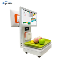 Balance électronique intelligente de reconnaissance de produit de fruit d'IA pesant la machine pour la caisse enregistreuse POS dans des magasins de fruit