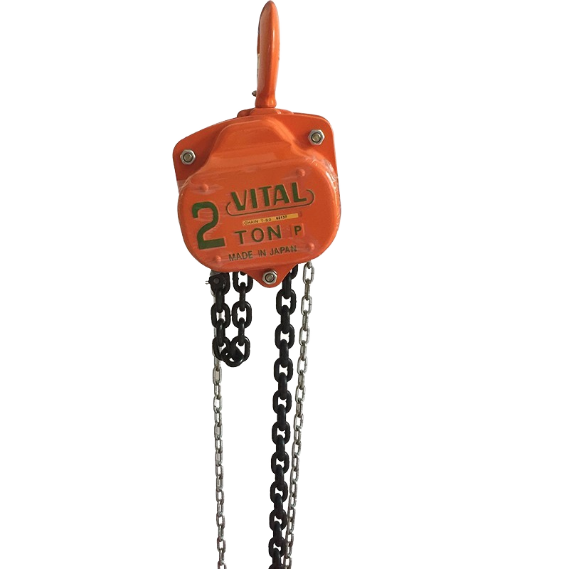 山/N⑧ 27 チェーンブロック VITAL 1トン 手動 荷揚 吊り上げ 作業用