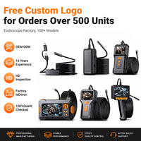 Nouvelle caméra endoscopique flexible à sonde serpent avec connexion USB pour inspection de propriétés, vérification des tuyauteries dissimulées et détection de points de corrosion
