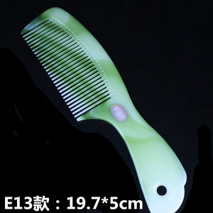 Peigne en plastique vert en forme <span class=keywords><strong>de</strong></span> tendon <span class=keywords><strong>de</strong></span> bœuf, anti-pliage, pour coiffure <span class=keywords><strong>de</strong></span> <span class=keywords><strong>rue</strong></span>, style vietnamien - Product Image 5
