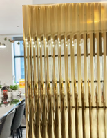 3D-Muster Geriffelte Glasfolie Selbstklebende Fensterfolie Sichtschutzfolie für Zuhause und Büro
