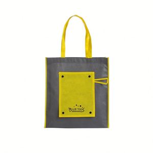 New Design Reusable Shopping <b>Bag</b> Folding Non Woven Tote <b>Bag</b> With Button - Product Image 3