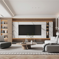 Divertissement Meuble TV mural Meuble TV Multifonction Salon Table TV Unité Armoires Meubles