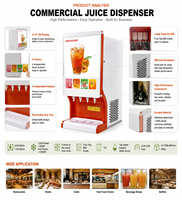 Distributeur de Boissons Froides Multi-Goûts ODM Personnalisé pour Cafés et Restaurants – Machine à Jus Froid à 4 Saveurs pour Vente en Gros