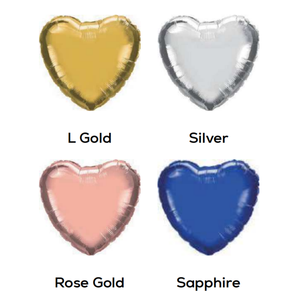 Bong bóng kim loại hình trái tim 10 inch-nhiều màu cho bữa tiệc sinh nhật, đám cưới, trang trí ngày Valentine - Product Image 3