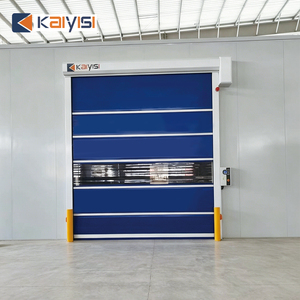 Porte automatique à enroulement en PVC scellée, étanche, à vitesse rapide, pour atelier électronique et fabrication de précision - Product Image 4