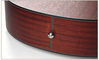 Guitare acoustique en acajou de 36 pouces avec tête moulée sous pression pour les voyageurs