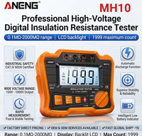 ANENG MH10 Medidor de Resistencia de Aislamiento de Escritorio (Megóhmetro) 0.1M-2000M Alta Precisión 100V-1000V Pantalla LCD Retroiluminada