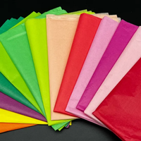 Papier d'emballage cadeau biodégradable écologique fin et coloré 21 g/m² de haute qualité pour bouquets et vêtements – Vente en gros