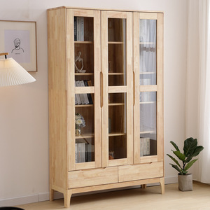 Großhandels preis Wohn möbel Schul büro Holz Bücherregal Bibliothek Bücherregal mit Schublade für Wohnzimmer - Product Image 3