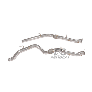 Collecteur d'échappement direct en acier inoxydable pour Porsche Cayenne 958 3.6L 2011-2017 – Amélioration de puissance pour échappements de <span class=keywords><strong>voiture</strong></span> haute performance - Product Image 2