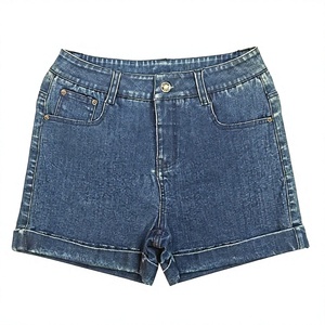 Nouveaux shorts en jean pour femmes, style streetwear printemps-été, coupe ajustée polyvalente, taille mi-haute, décontractés et tendance - Product Image 1