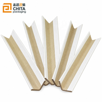 Protecteur d'angle en papier imperméable en forme de L, 90 pouces de long, en papier kraft, pour la protection des fruits lors de l'emballage
