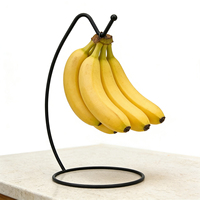 Support mural pour bananes en fer forgé, style minimaliste, pour la maison et le bureau