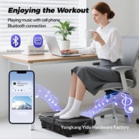 Appareil de vibration électrique amincissant pour le ventre et la taille, machine de fitness à domicile à vibration intégrale, télécommande, charge maximale 150 kg