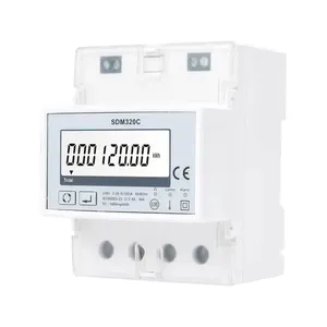 SDM320C Single Phase Din Rail Multi-function Energy Meter for AMR/AMI