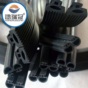 סיטוניים רצועת איטום פרופיל סיליקון extruded עמיד למים, רצועות גומי epdm עמיד לשמש - Product Image 5