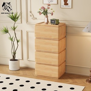 Fábrica de muebles, mejor precio, personalizable, gran stock, envío inmediato, nuevo diseño, cómoda de almacenamiento, muebles para el hogar, gabinete de madera con cajones - Product Image 3