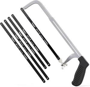 Huepar HGJ121 scie à main 10 pouces/12 pouces scie à métaux cadre en bois robuste réglable <span class=keywords><strong>PVC</strong></span> viande congelée <span class=keywords><strong>menuiserie</strong></span> - Product Image 3