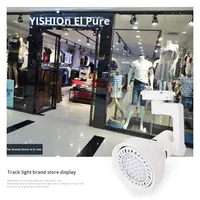 Lampu Sorot LED Par 100-277v, Fitting Lampu Rel, Penyangga Lampu Indoor, Penerangan Perhiasan 50w 60W