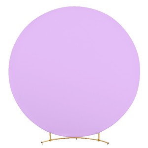 Support de cadre circulaire de luxe pour décoration d'événements, accessoire photo pour fête d'anniversaire, cérémonie de mariage / <span class=keywords><strong>Fond</strong></span> photo rond en tissu <span class=keywords><strong>noir</strong></span> - Product Image 4