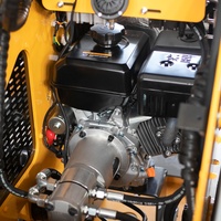 Minipala compatta per impieghi gravosi con motore diesel, cingoli in gomma, per movimentazione terra, preparazione cantiere, scavo e attrezzature per paesaggistica