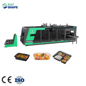 Niedrigdichte Hochgeschwindigkeits-Thermoformmaschine Kunststoff-Lunchbox-Herstellungsmaschine Automatische Kunststoff-Thermoformmaschine - Product Image 1