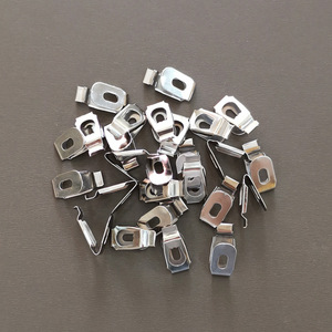 Pw009 Spring Clips For Picture <b>Frame</b> <b>Mounting</b> Bright Silver Iron V Shaped Hooks DIAL Parts - Product Image 1